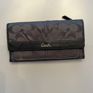 Black Coach Wallet